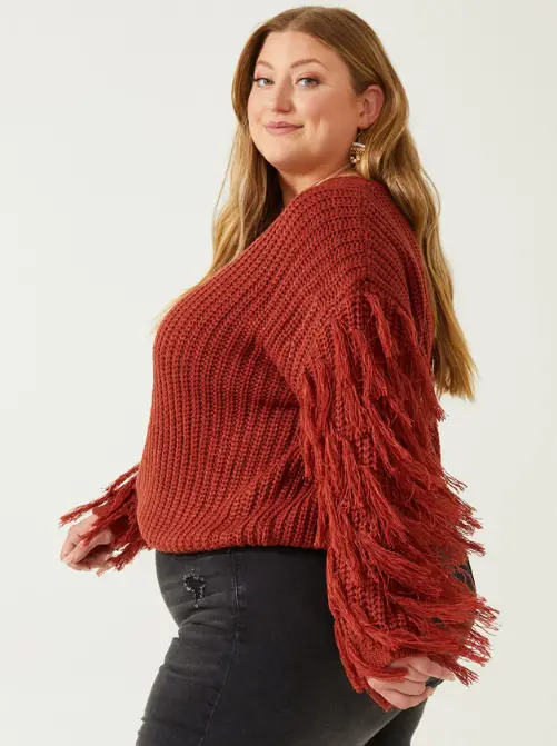 Arula Clothing Hadley Fringe Sweater